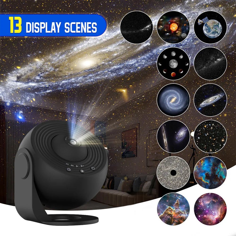 13-in-1 Star and Aurora Galaxy Projector for Bedroom