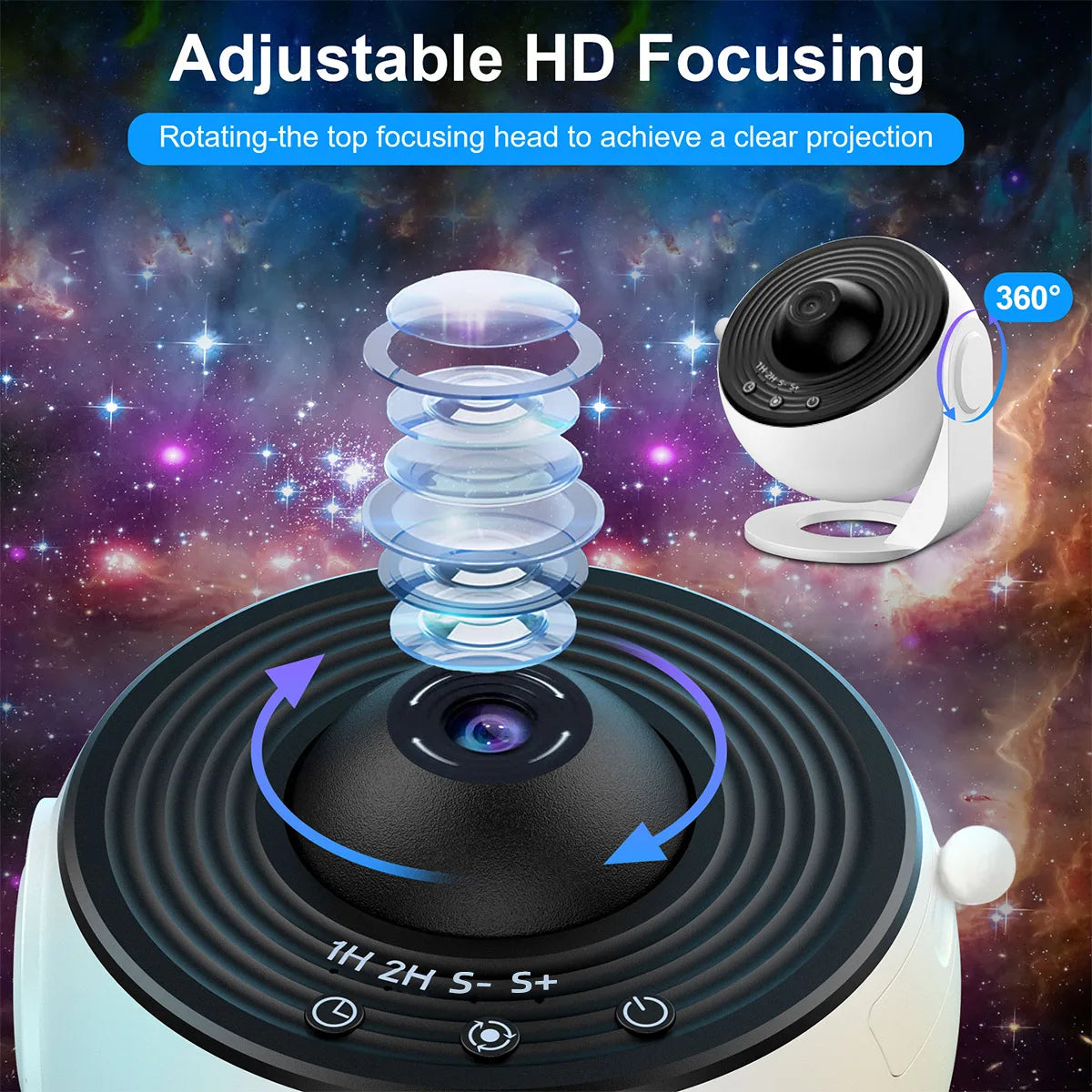 13-in-1 Star and Aurora Galaxy Projector for Bedroom