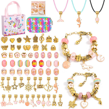 🎅Early Christmas Sale 50% OFF 🎁 Girls Charm Bracelet Making Kit