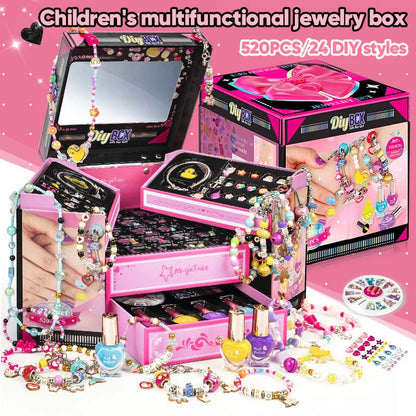 🎅Early Christmas Sale 50% OFF 🎁 Girls Charm Bracelet Making Kit