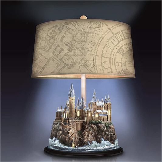 Magical Castle Table Lamp with Illuminated School Design