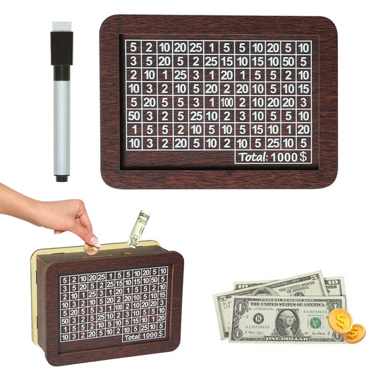 🎁Cash Wooden Savings Box