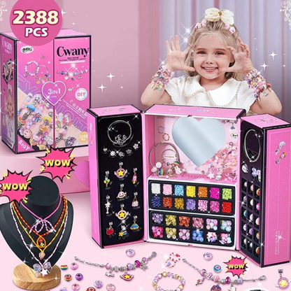 🎅Early Christmas Sale 50% OFF 🎁 Girls Charm Bracelet Making Kit